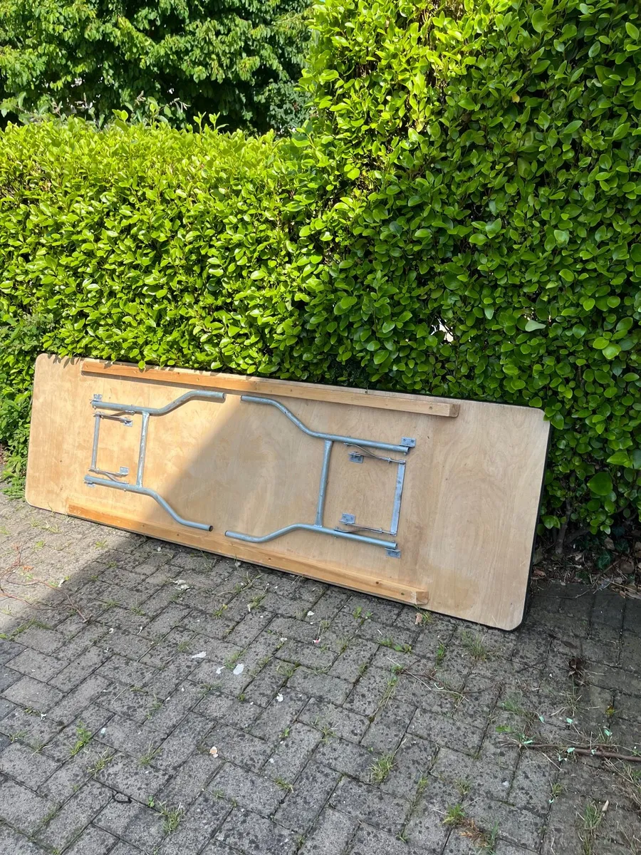 Trestle Table . Very strong . Malahide area - Image 3