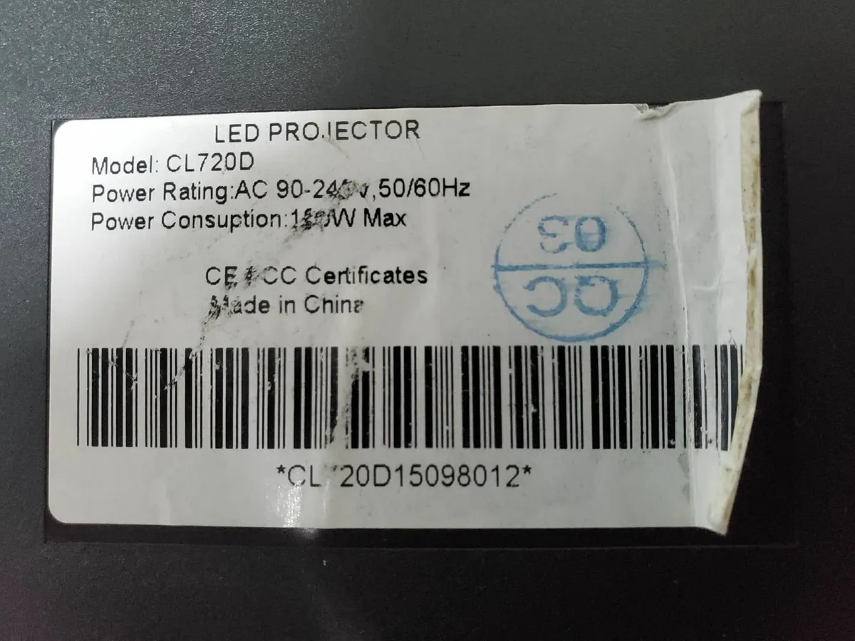 Home Projector CL720D 40 EUR - Image 3