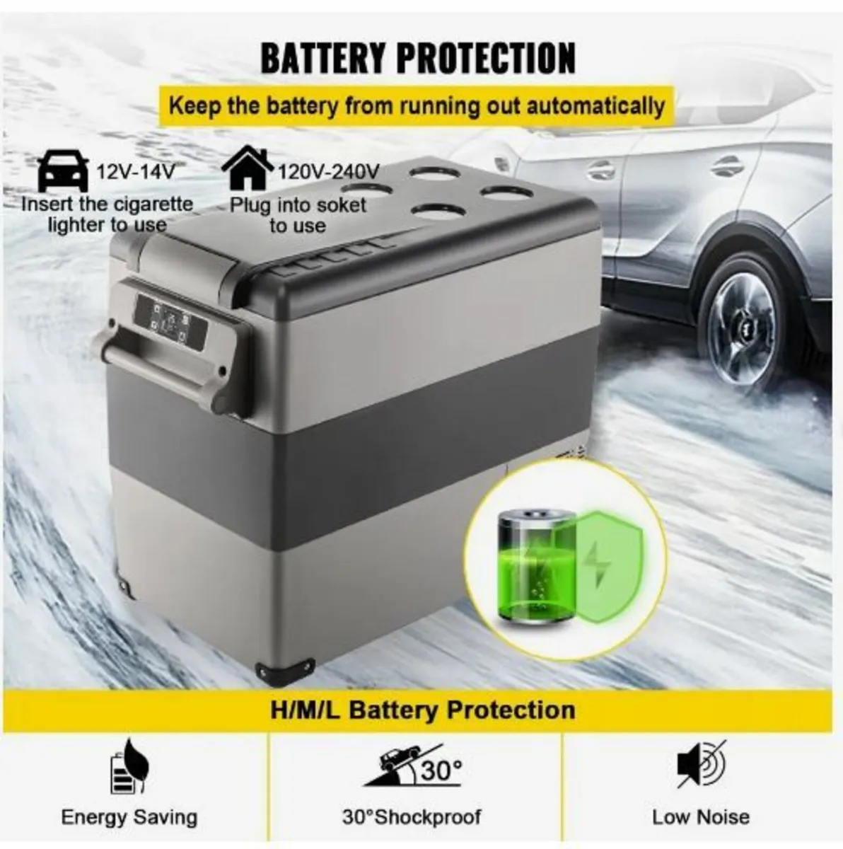 Car Refrigerator 55L Compressor - Image 4