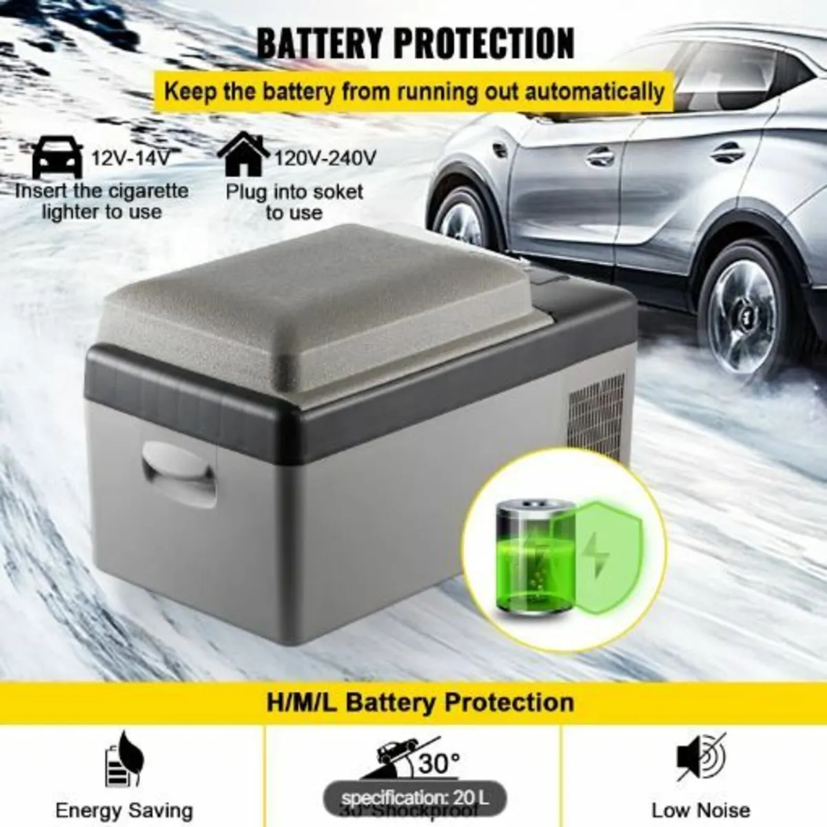 Car Refrigerator 20L Compressor - Image 4