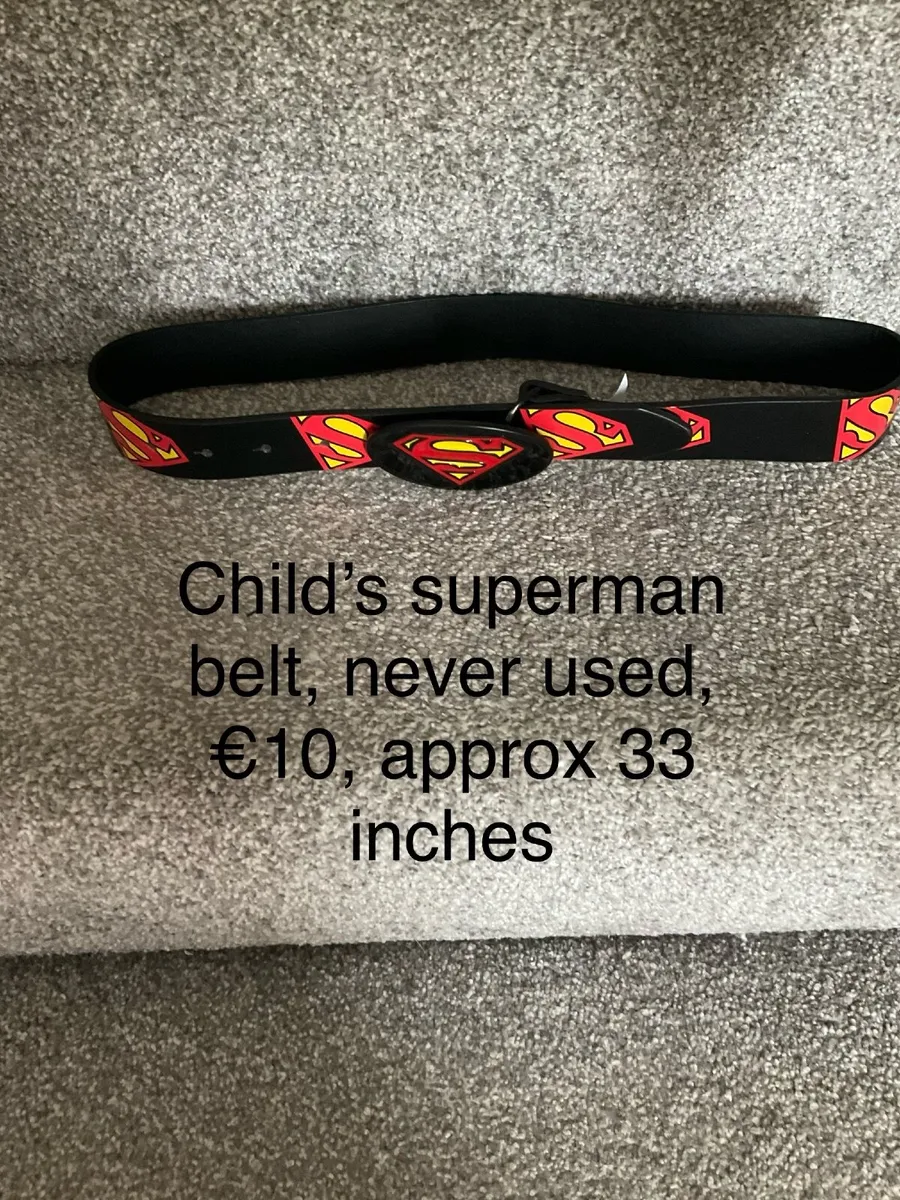 Superman belt, never used - Image 1