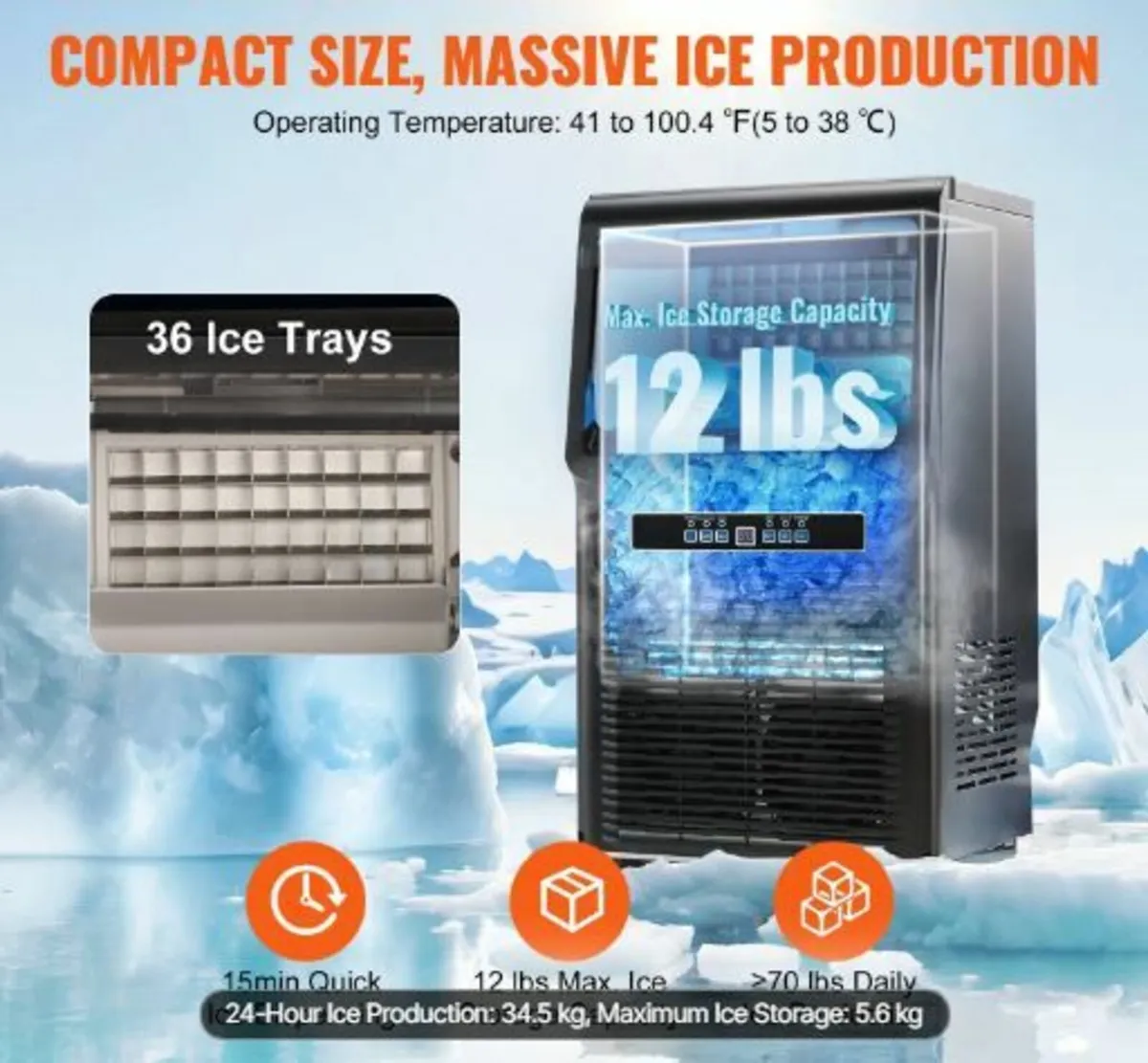 Commercial Ice Maker Freestanding Cabinet - Image 2