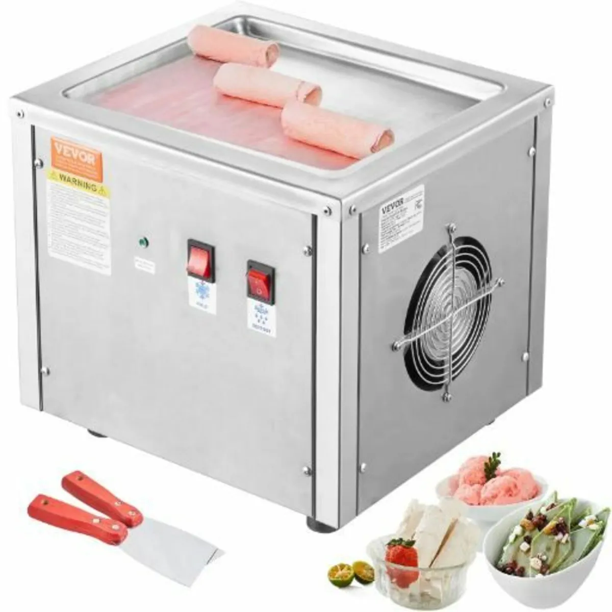 Fried Ice Cream Roll Machine Rolled Ice Cream Mak - Image 1