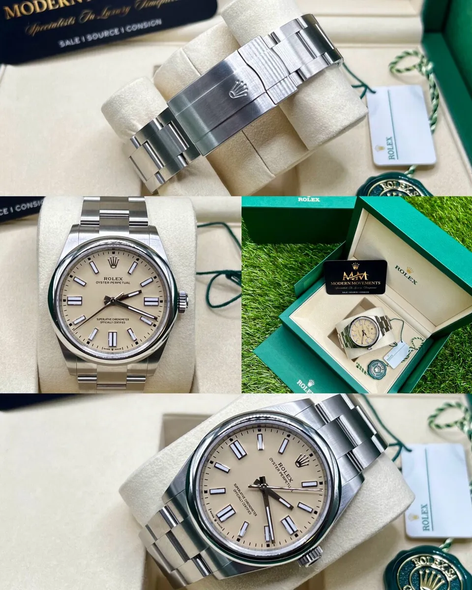 2025 Rolex op41 new release “beige”