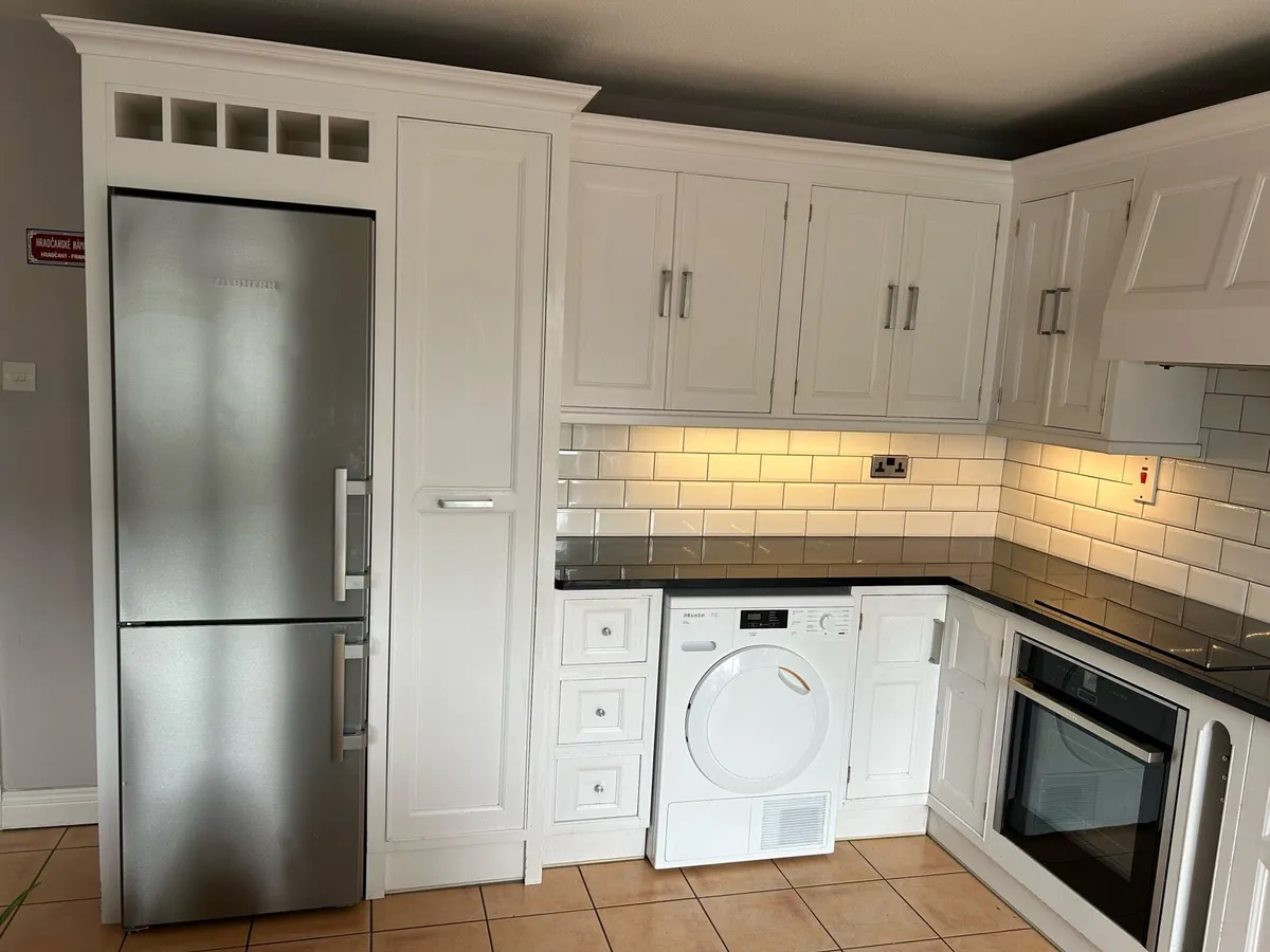 Solid In Frame Kitchen with Quartz Countertop - Image 1