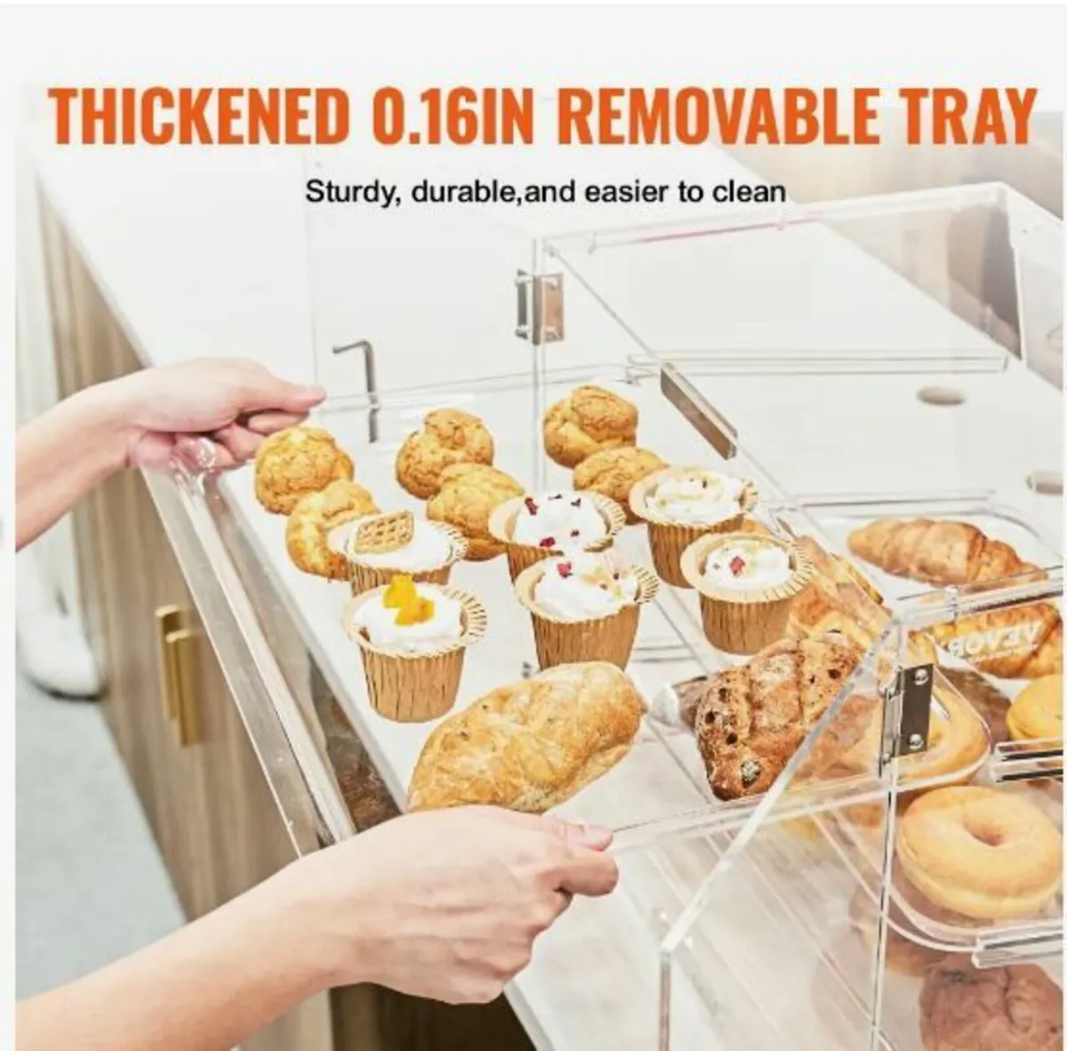Pastry Display Case, 3-Tier Commercial - Image 4