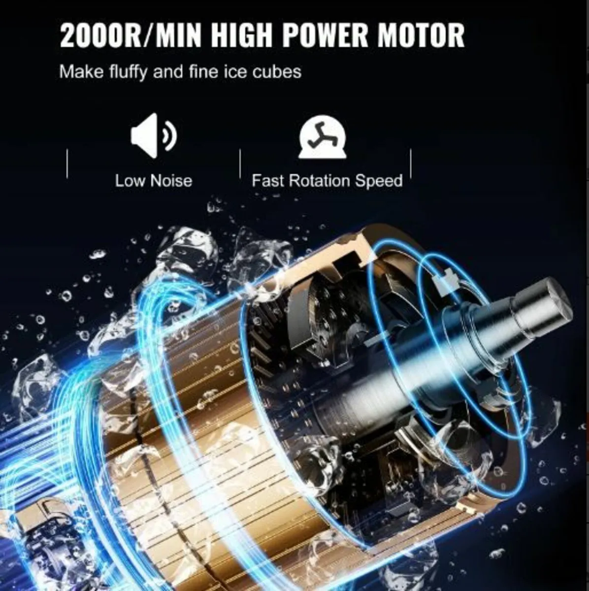 Commercial Ice Shaver 265LBS/Hr Ice - Image 3