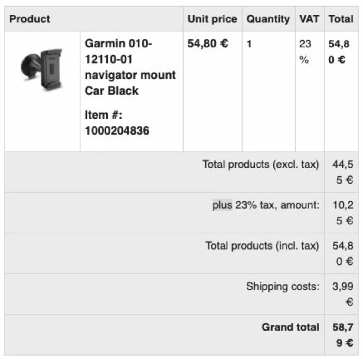 Garmin Zumo 590 Car Mount - Image 3