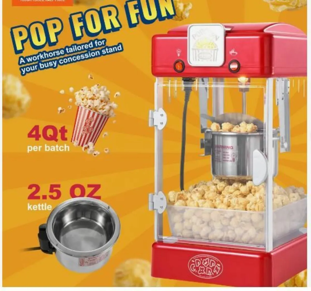 Popcorn Popper Machine - Image 2