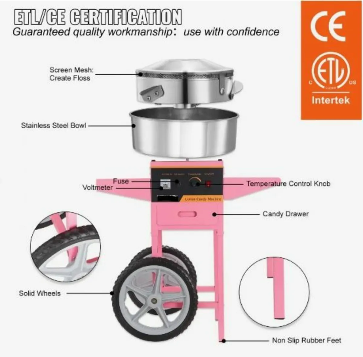 Commercial Cotton Candy Machine - Image 4