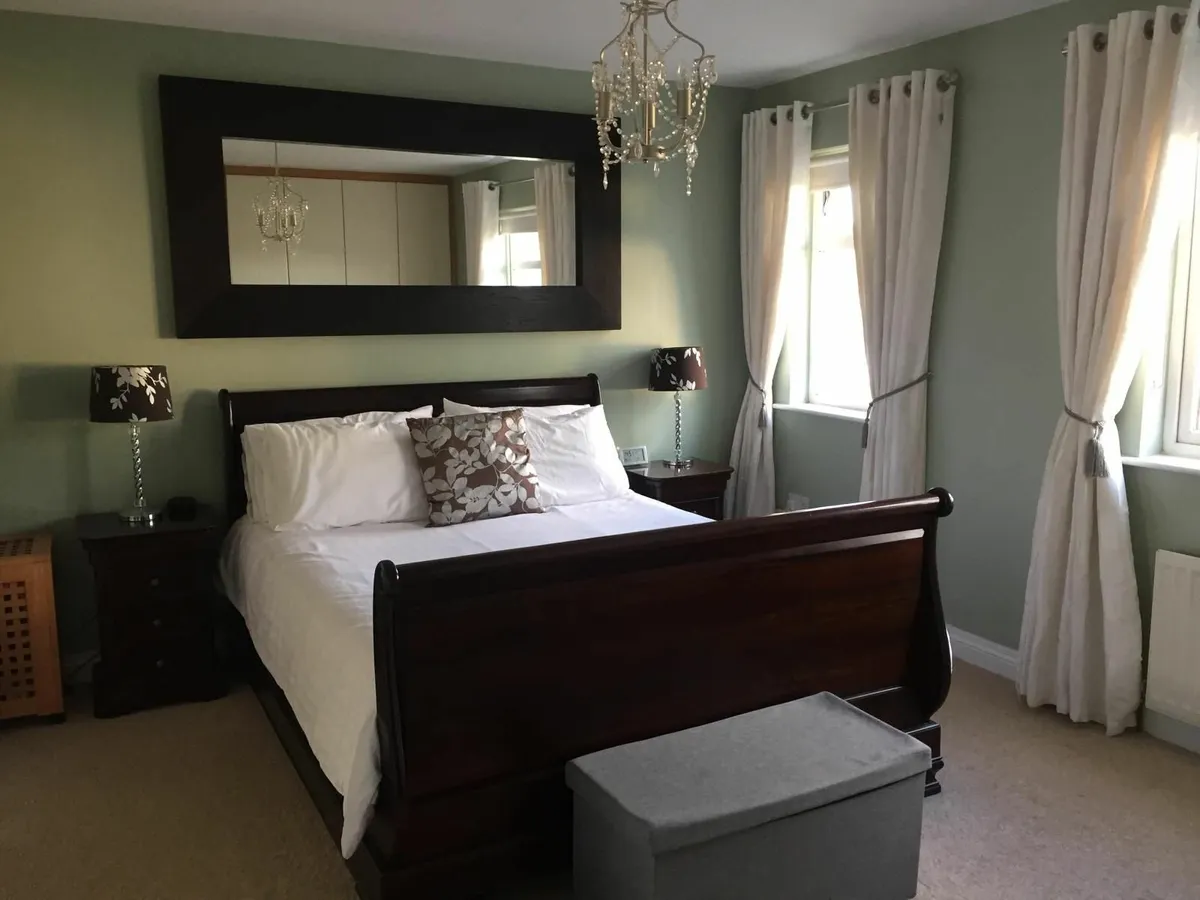 Mahogany King-Size bed - Image 1