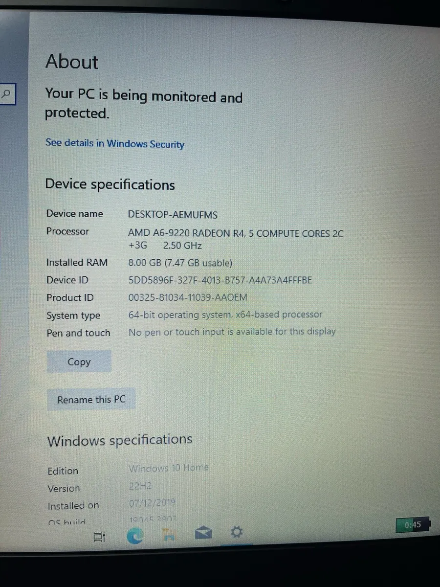 Lenovo laptop 8-256 windows 10 - Image 4