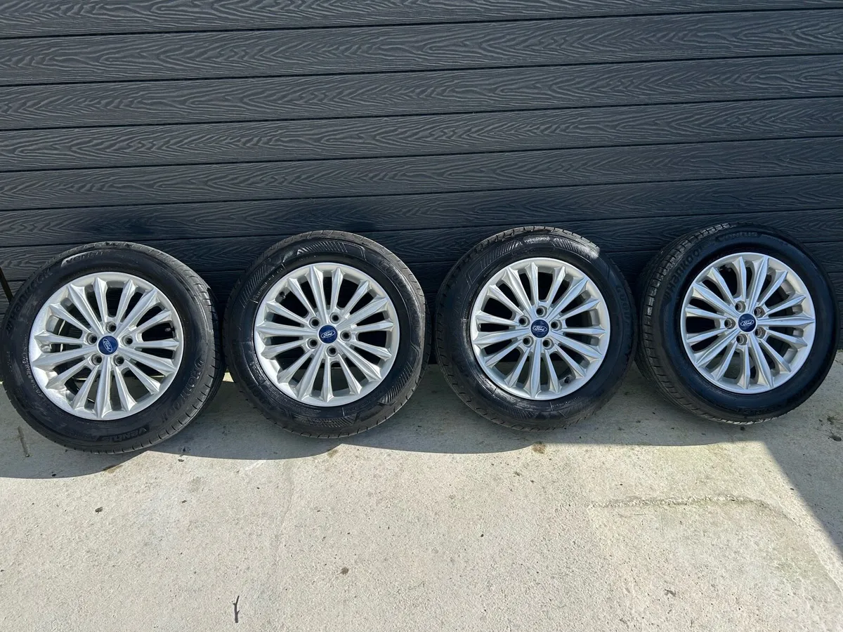 16” GENUINE FORD FOCUS ALLOY WHEELS & TYRES - Image 2