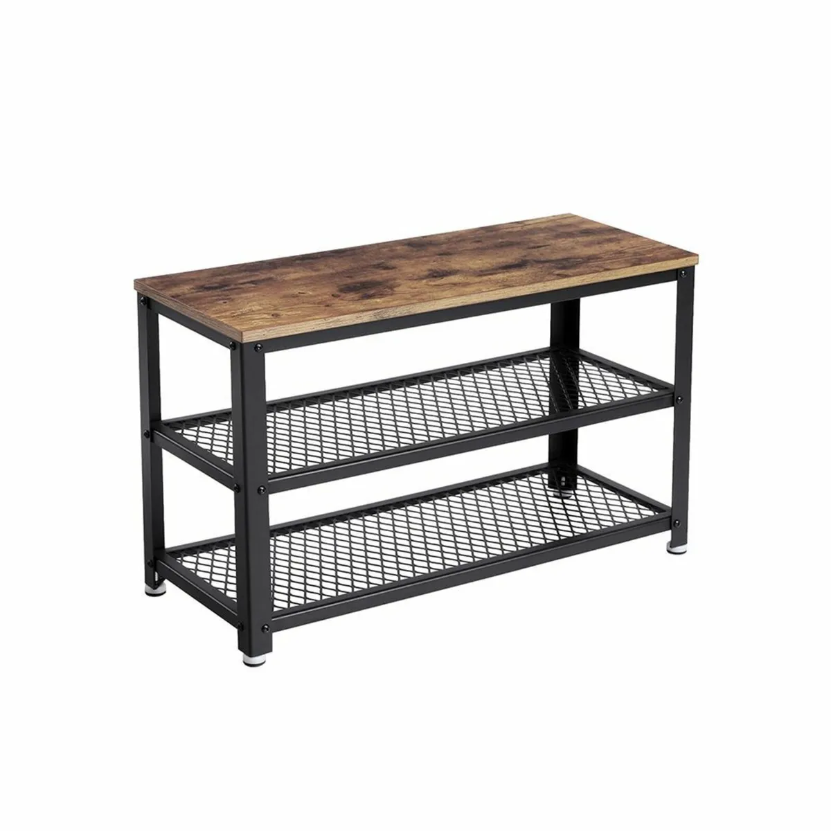 Industrial Design Shoe Bench & Shelf - Image 2