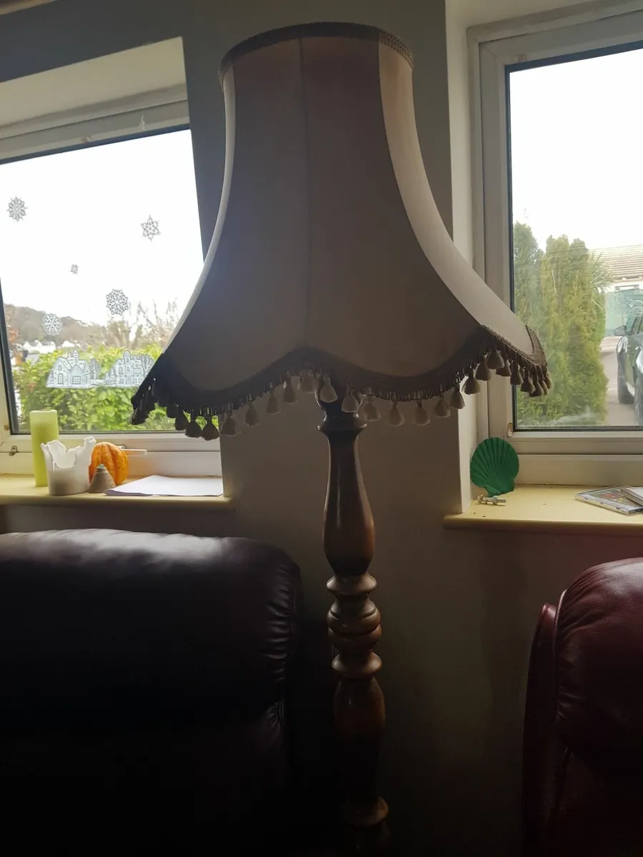 Antique ceiling lights and floor lamp - Image 2