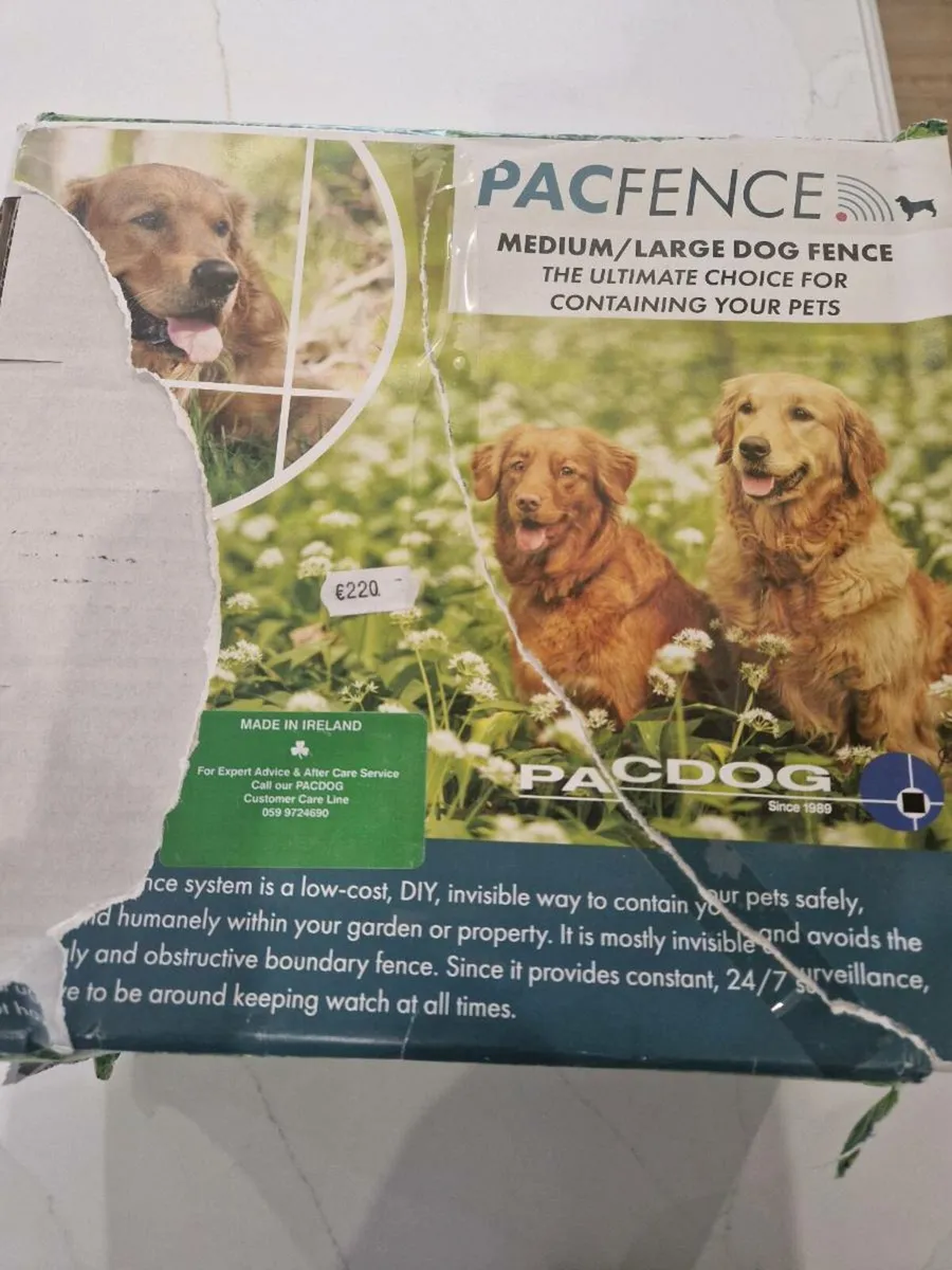 Electric dog fence and collar - Image 1