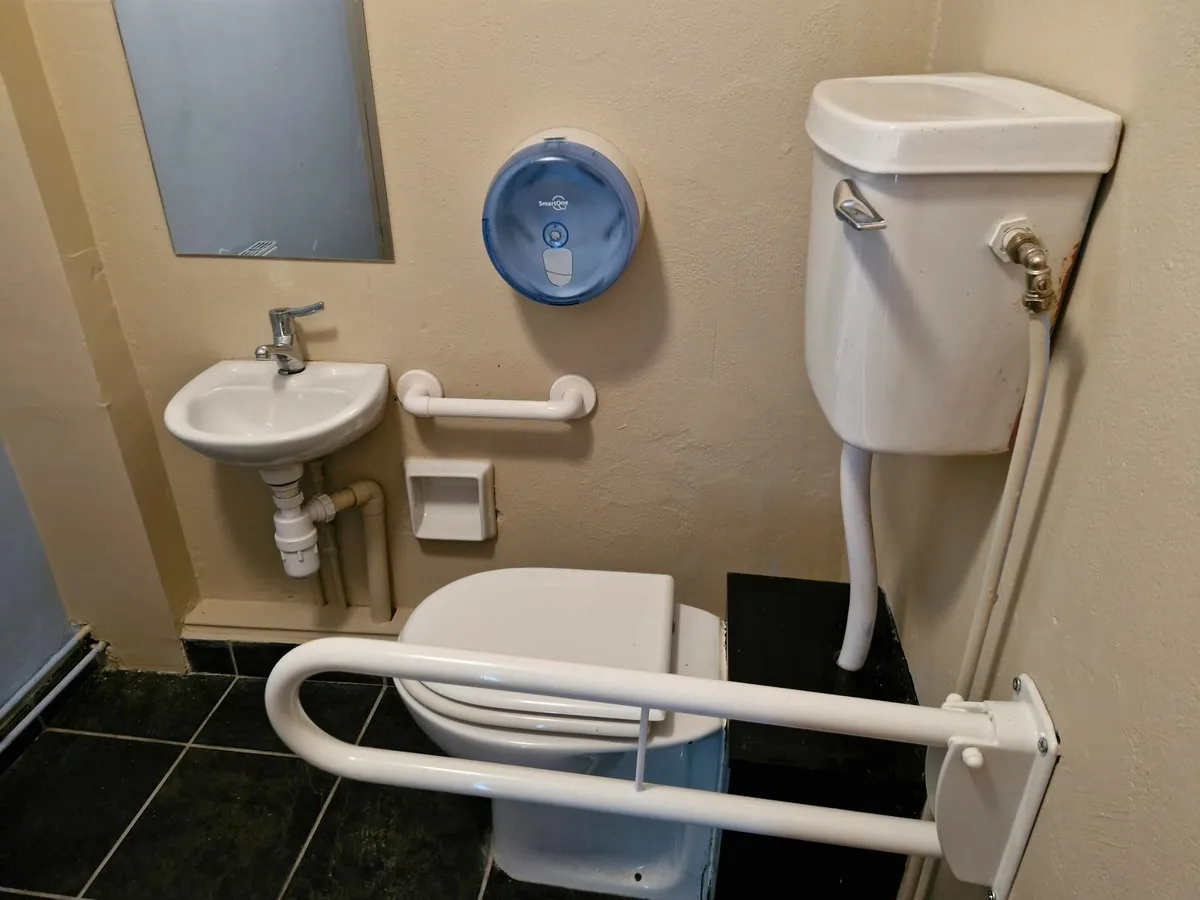 Disabled  toilet  and rails - Image 1