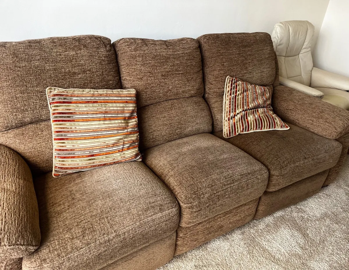 Two and three seater sofa available immediately - Image 1