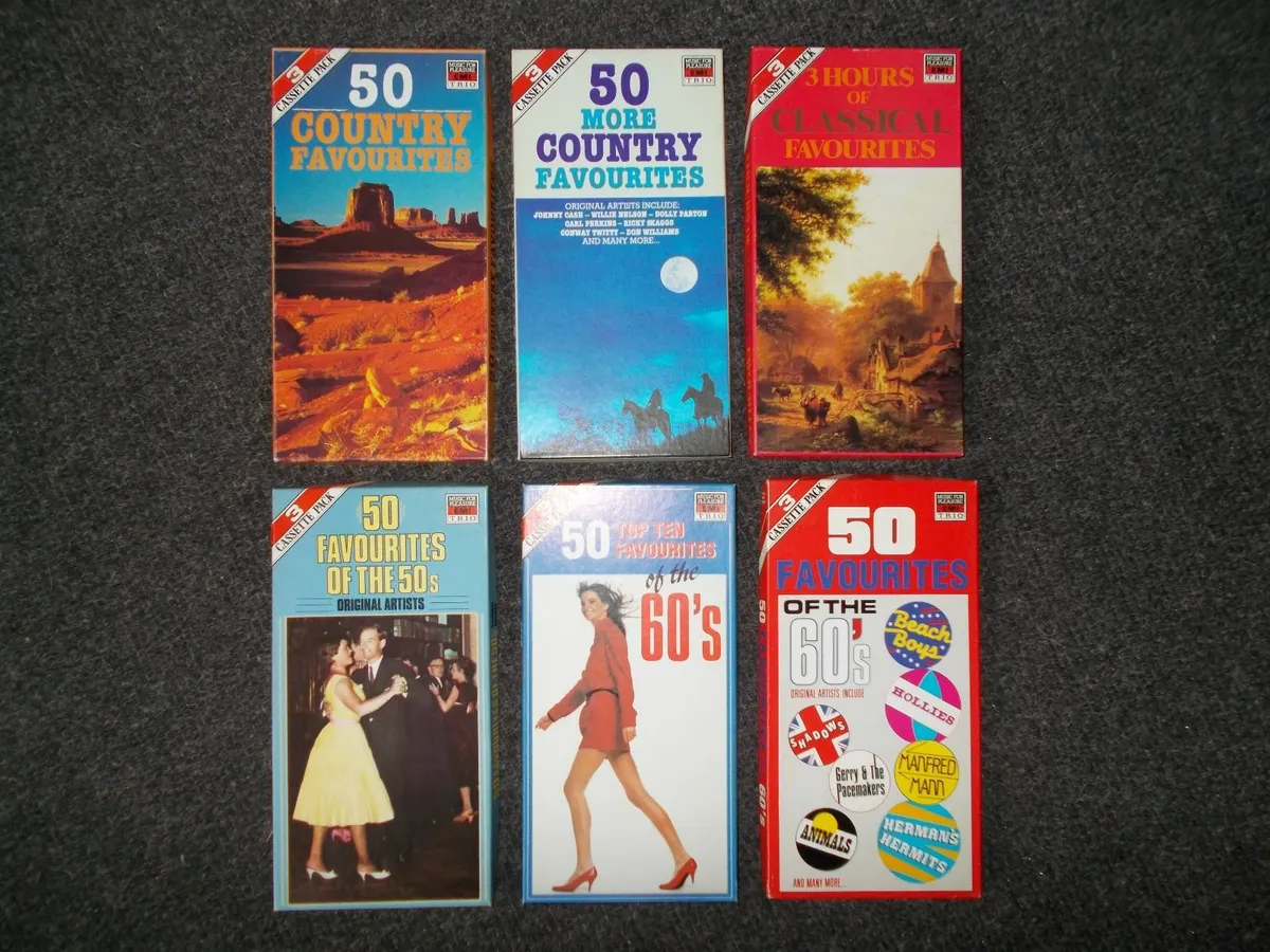 Six Triple Pack Cassette Box Sets - Image 1