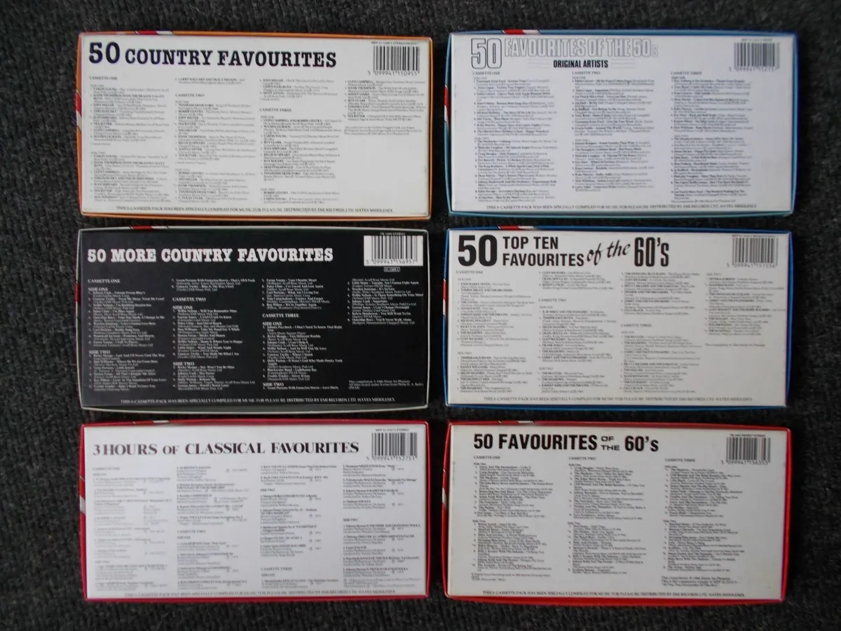 Six Triple Pack Cassette Box Sets - Image 3