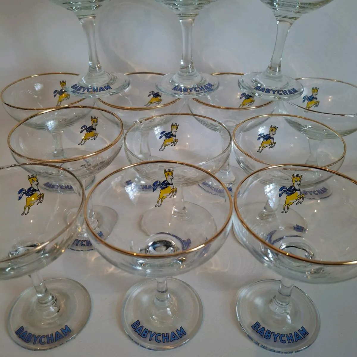 1970's Babycham Glasses - Image 1