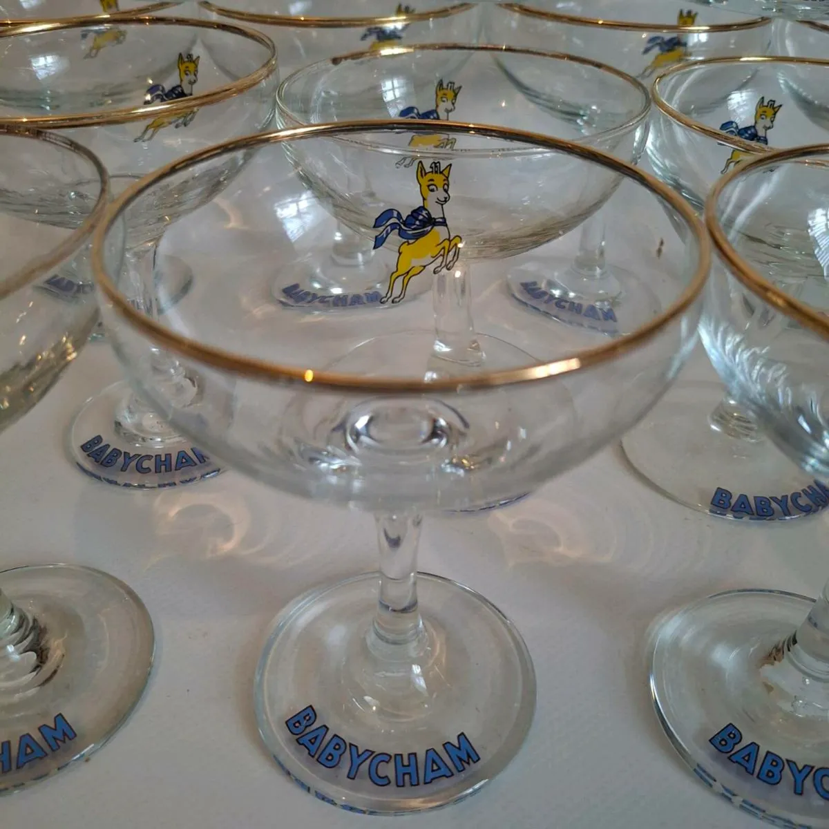1970's Babycham Glasses - Image 2
