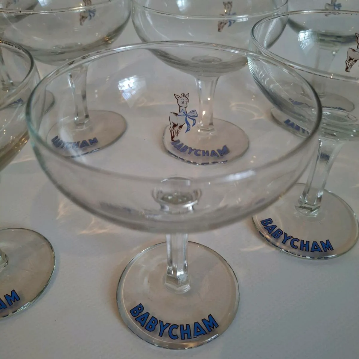 1950's Babycham Glasses - Image 2