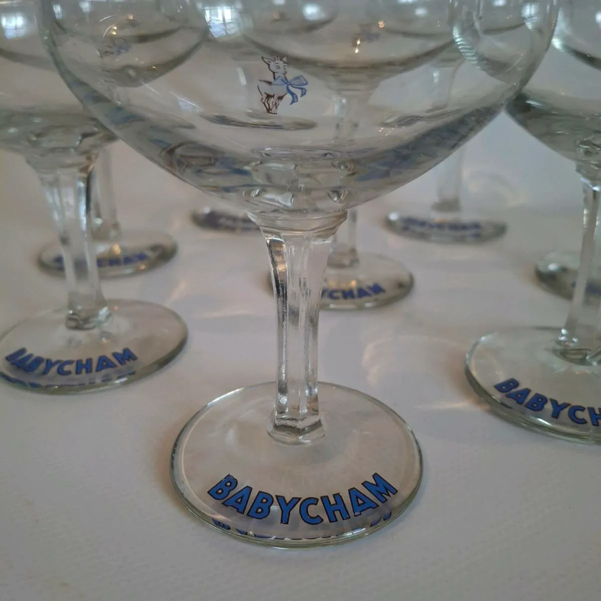 1950's Babycham Glasses - Image 3