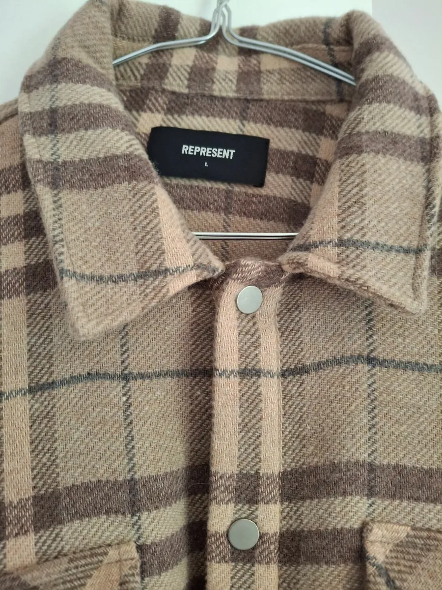 Represent Wool Overshirt - Image 1