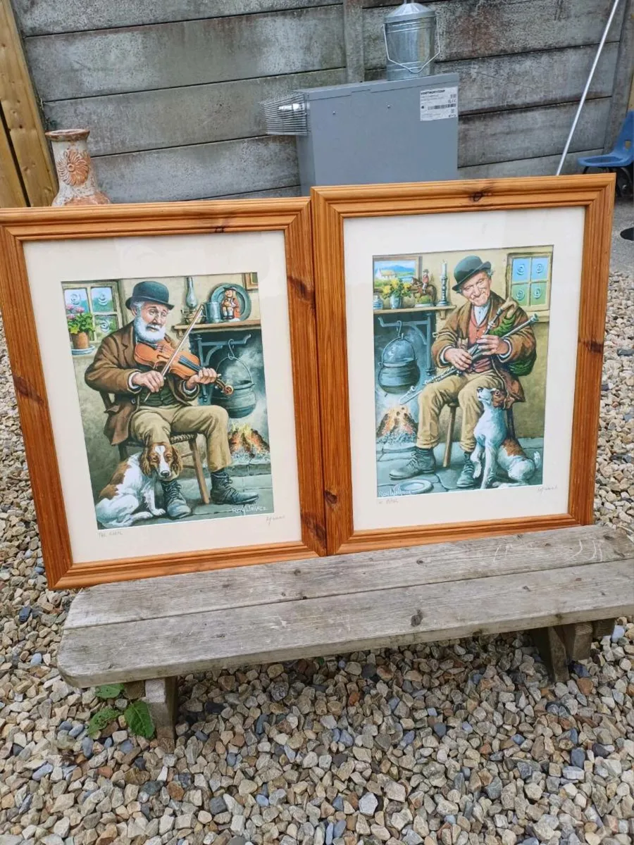 Vintage Pair of Roy Wallace Pictures - Image 3