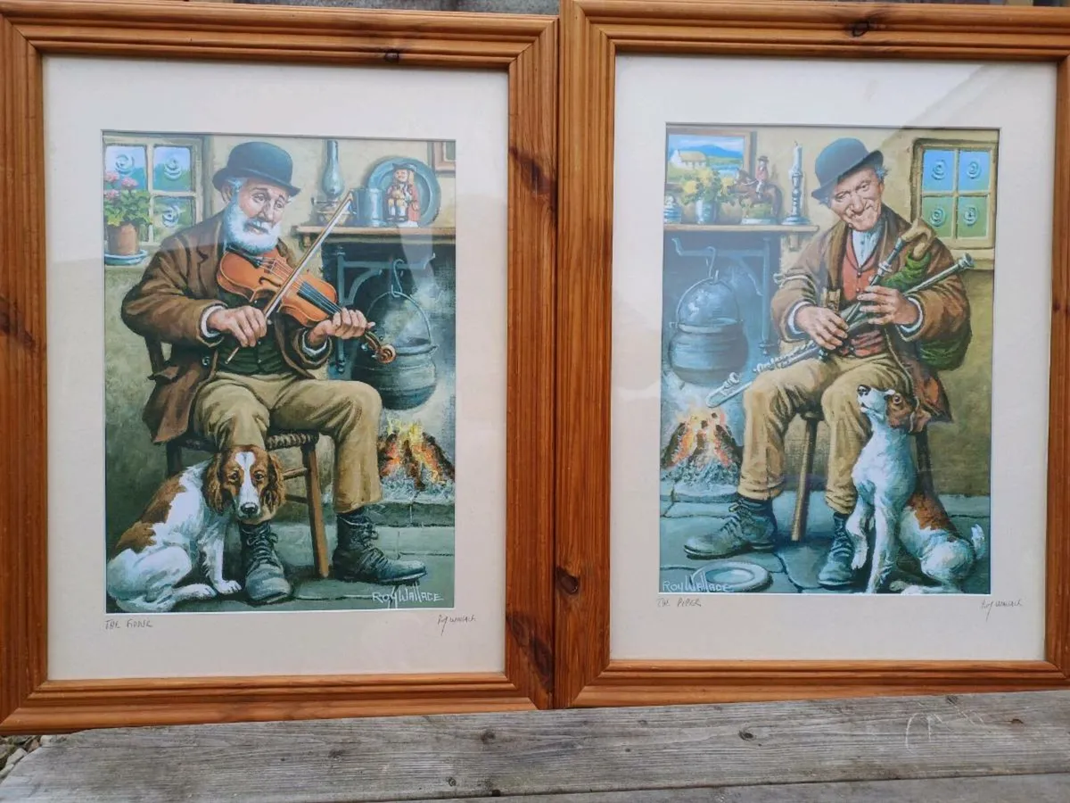 Vintage Pair of Roy Wallace Pictures - Image 4