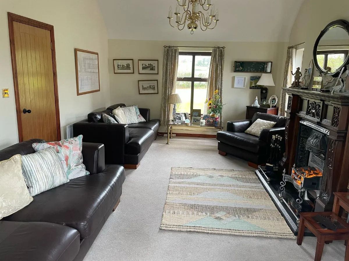 M&S Genuine Leather 2 seater sofa - Image 2