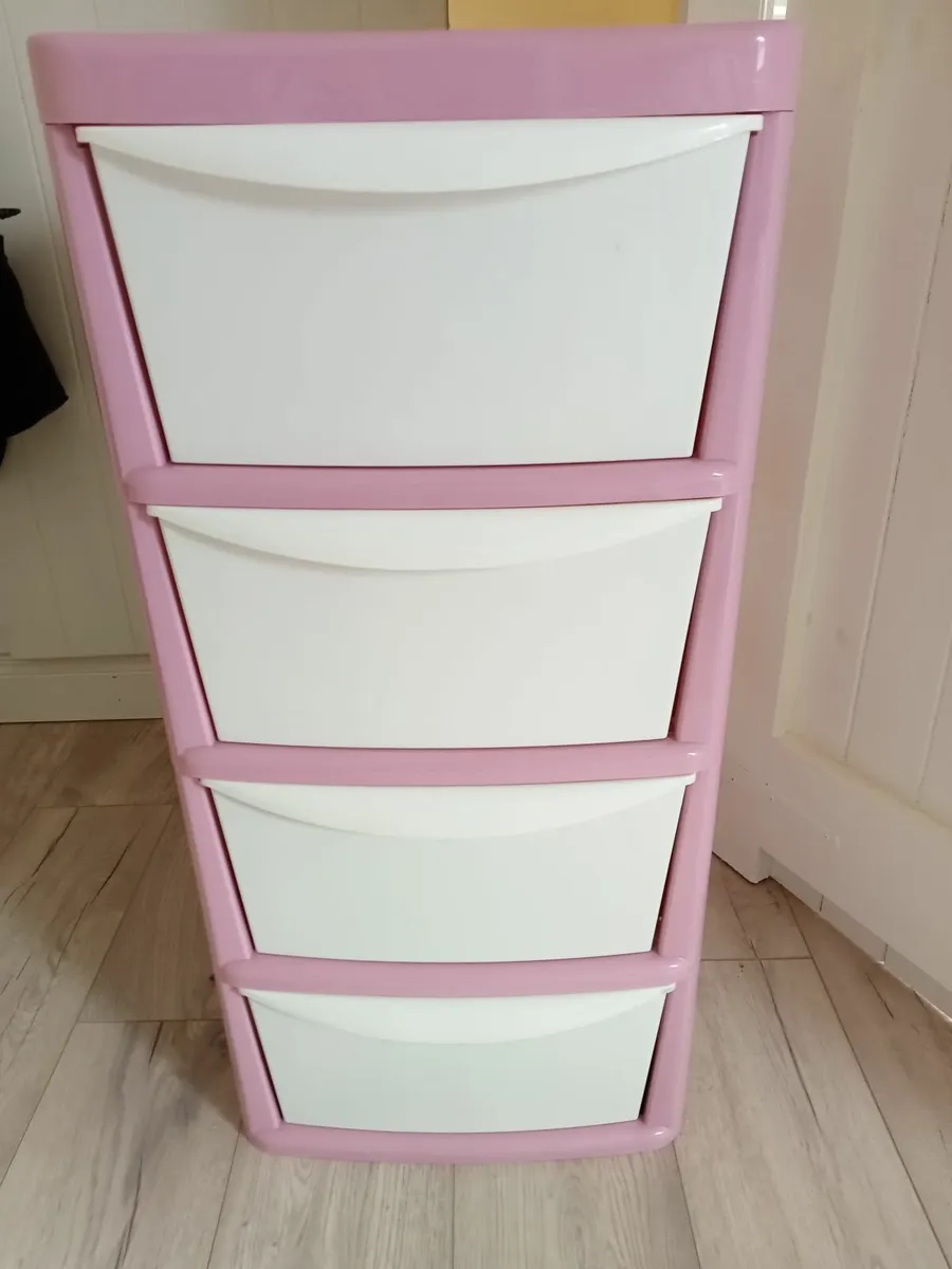 Large 4 drawer storage unit - Image 1