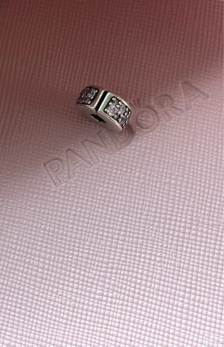 Pandora Pink Pave Clip - Image 2