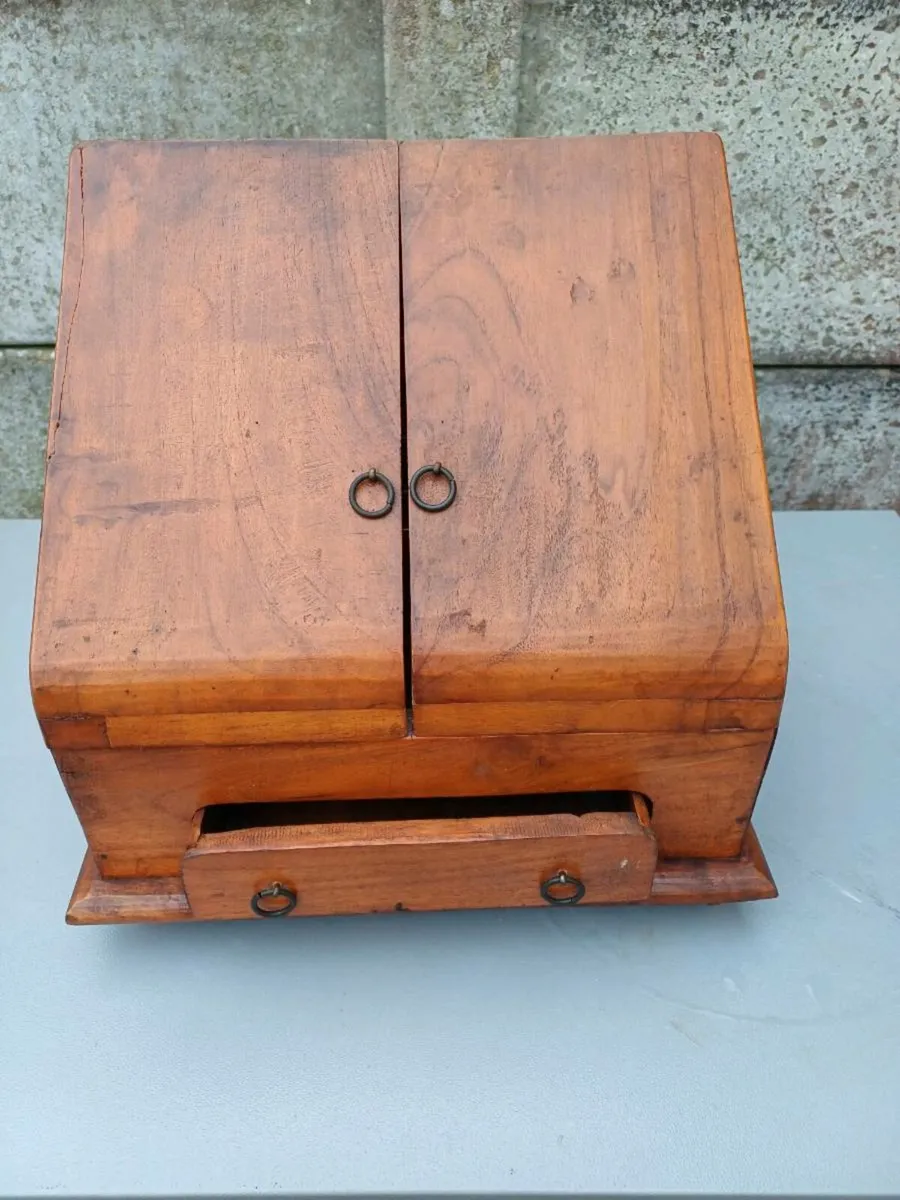Antique Mahogany Writing Slope - Image 1