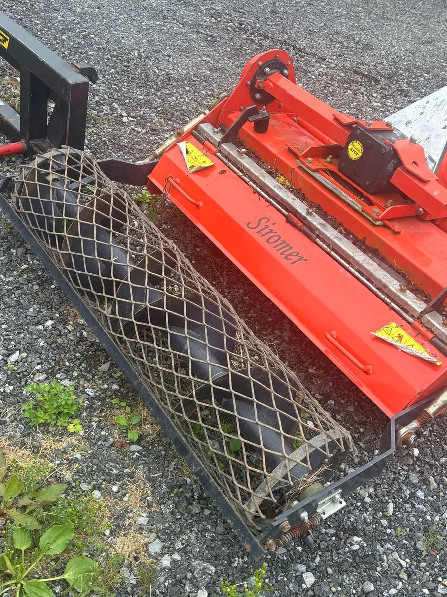 Compact tractor rotavator - Image 1