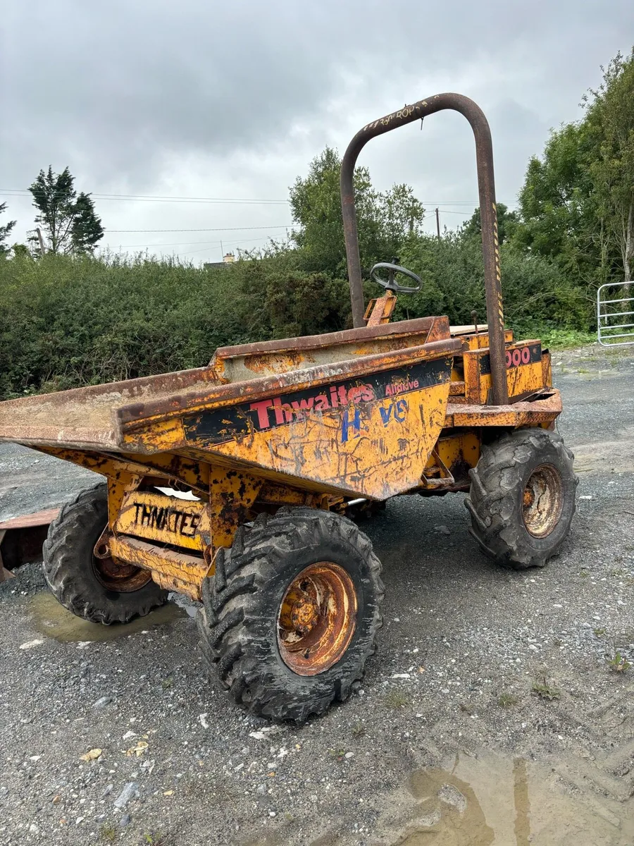 2.5 tonne thwaites dumper - Image 1