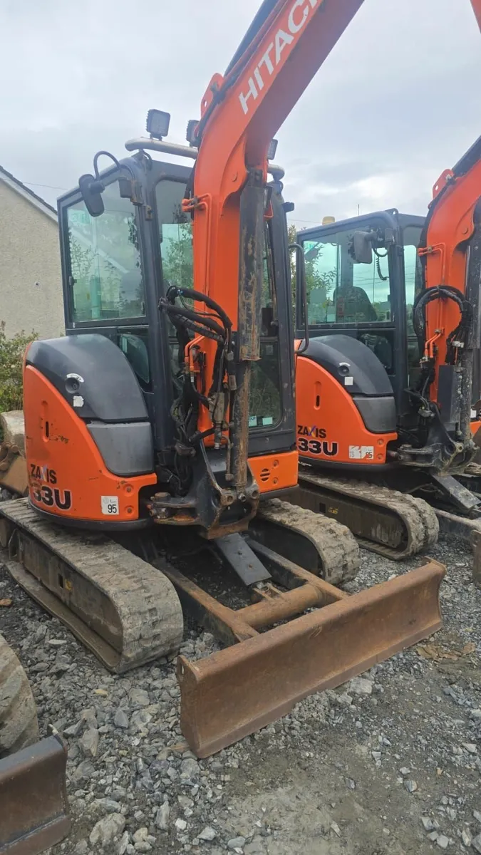 Hitachi ZX33U-5 x 2 - Image 1
