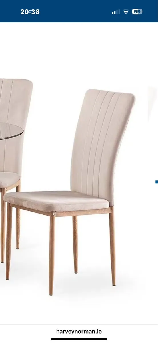 4 dining chairs