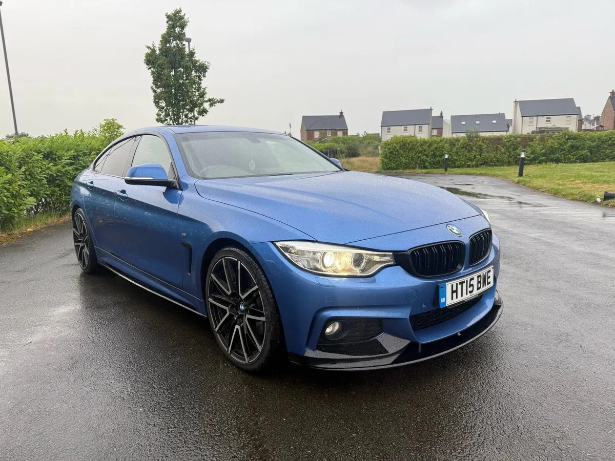BMW 420d M-sport grand coupe estriol blue - Image 2
