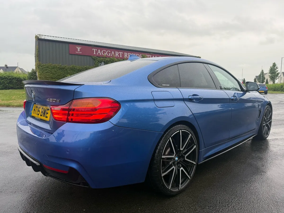 BMW 420d M-sport grand coupe estriol blue - Image 3