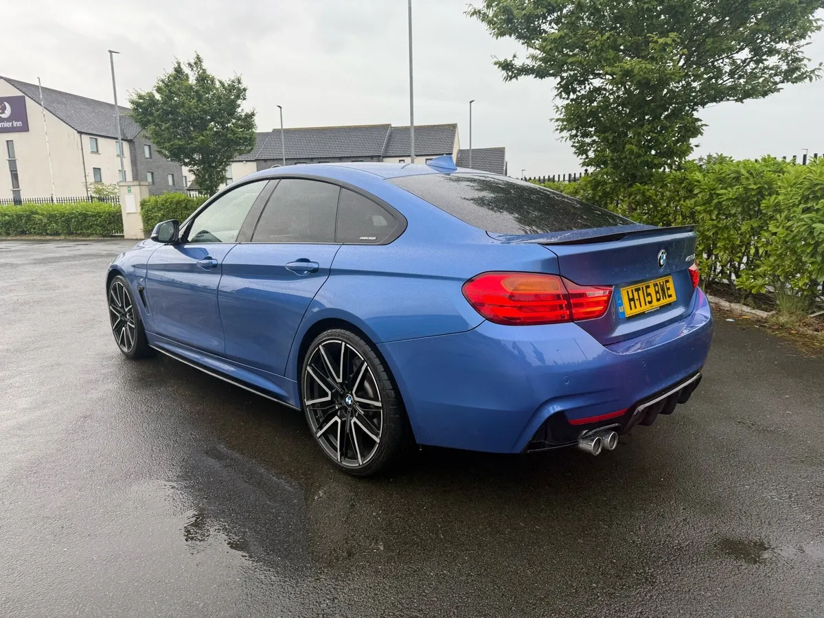 BMW 420d M-sport grand coupe estriol blue - Image 4