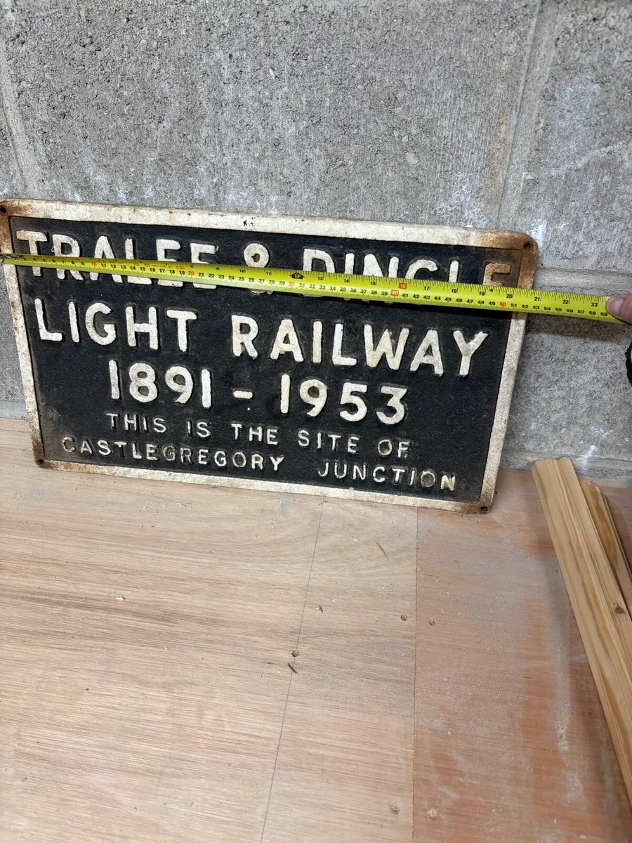 Original cast iron sign - Image 3