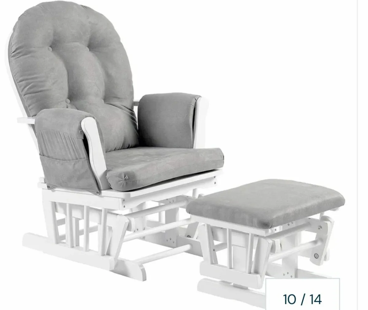 Nursing Chair & Foot Rest - Image 1