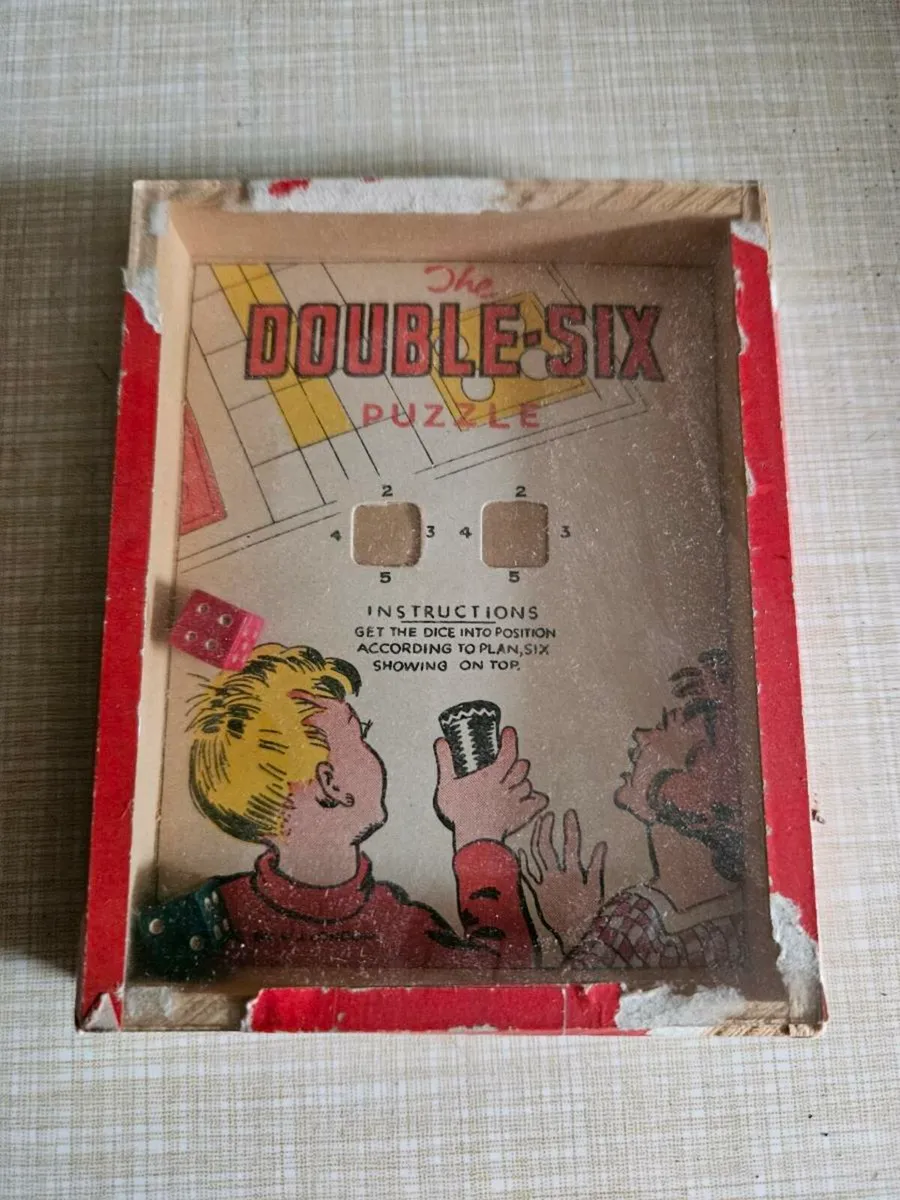 Vintage Double Six Puzzle Game - Image 1