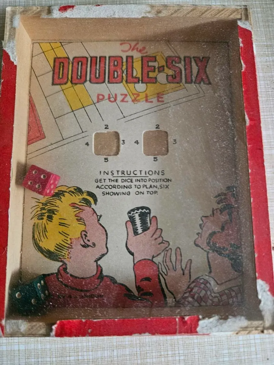 Vintage Double Six Puzzle Game - Image 2