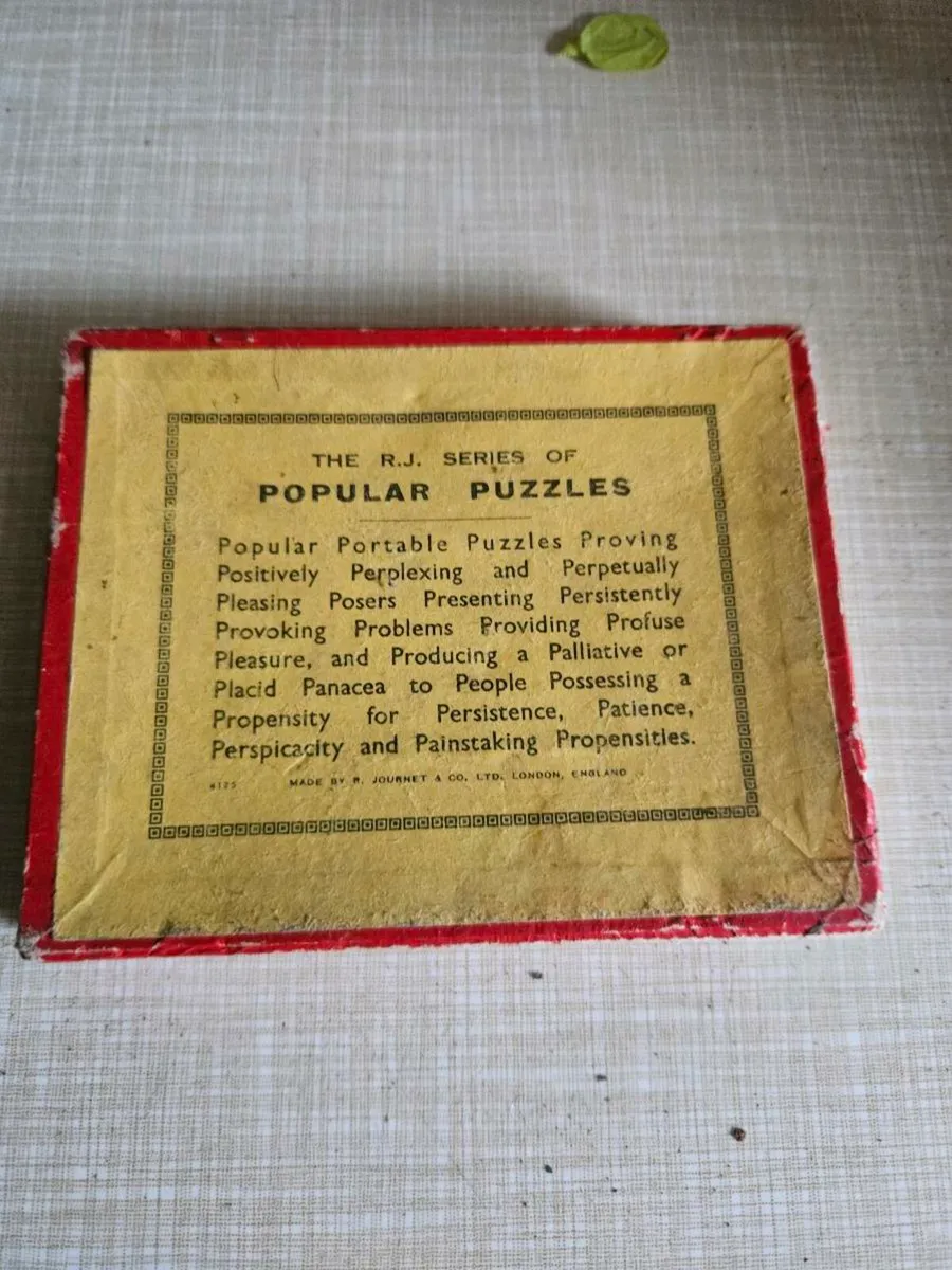 Vintage Double Six Puzzle Game - Image 3