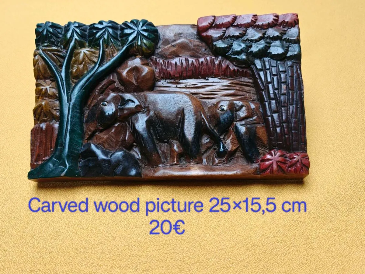 Carved wood, picture wall decoration