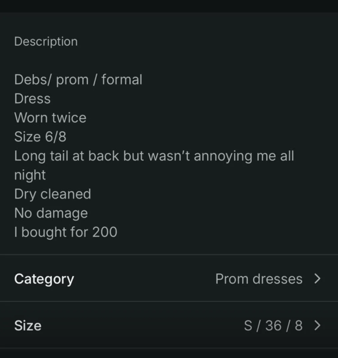 Grad Dress - Image 4