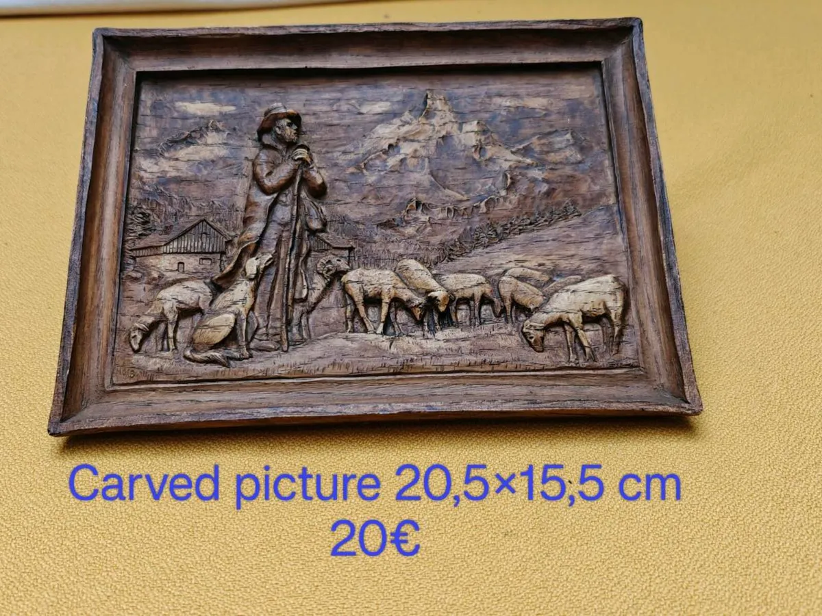 Carved picture, wall decoration